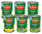 Canned green beans from Del Monte, 14.5 oz, fresh cut blue lake green beans in a 4-pack, ready for cooking or serving.