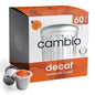 Cambio Roasters Colombian medium roast organic coffee pods, recyclable aluminum, Keurig compatible, 60 count, bold flavor, fresh taste