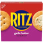 Ritz Fresh Stacks Original Snack Crackers in a party size box with 16 multi-pack snack packs, ready for sharing.