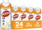 Boost Very High Calorie Nutritional Drink in Very Vanilla flavor, 8 fl oz bottles, 24-pack, featuring creamy vanilla bottles.