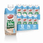 BOOST Glucose Control Max protein drink, Very Vanilla flavor in 11 fl oz bottle, pack of 24, with nutritional ingredients visible.