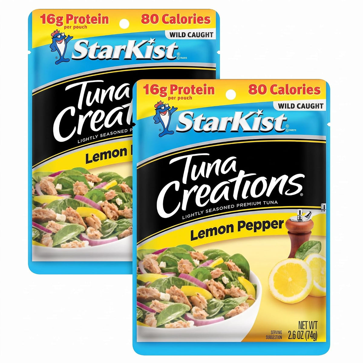 StarKist Tuna Creations Chipotle Lime packaged tuna fish pouch, 2.6oz, 24-pack, ready-to-eat seafood snack