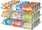 Attelite 3-tier rolling can organizer for pantry storage, featuring multiple cans neatly stacked in a clear, durable can organizer.