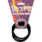 Black metal-free ponytail holders from Pasteur Pharmacy's Smoothies Metalfree Black Combo set, shown in a close-up view.