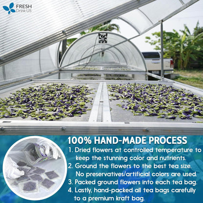 Premium Butterfly Pea Flowers Tea Bags