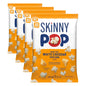 BACKUPMYFILESNOW® SkinnyPop white cheddar gluten-free popcorn in an 8 oz bag, showcasing a bag of whole grain snack popcorn.