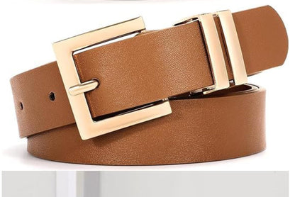 Trendy slim belt for jeans and dresses, luxurious versatile design