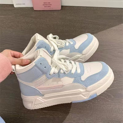 Fashion casual exercise platform sneakers in a stylish athletic design with chunky soles