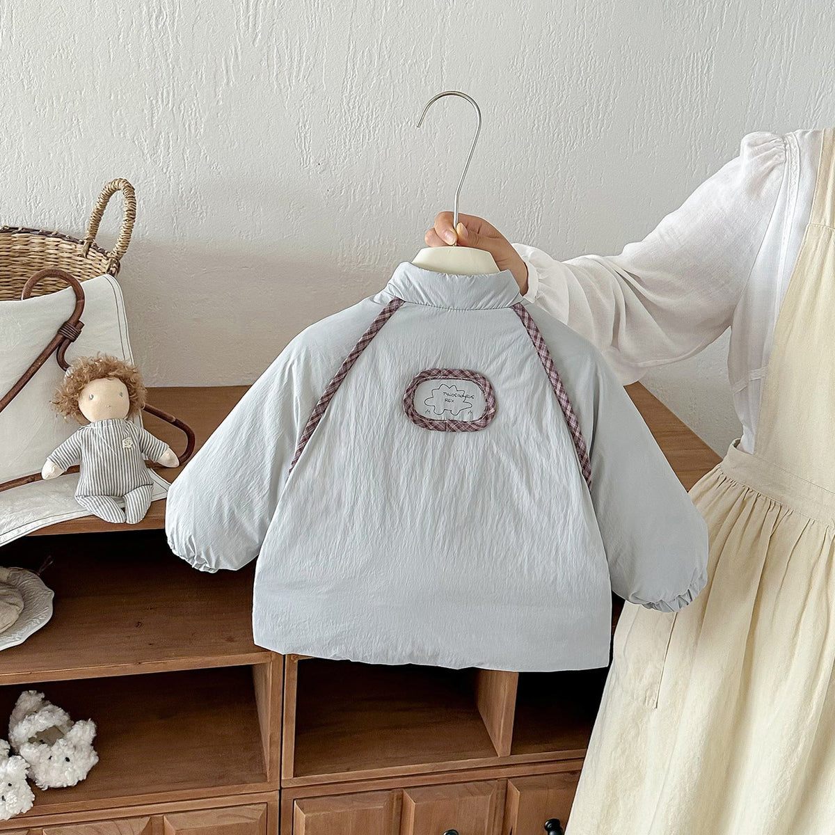 Children’s short warm outerwear top by My Store, front view