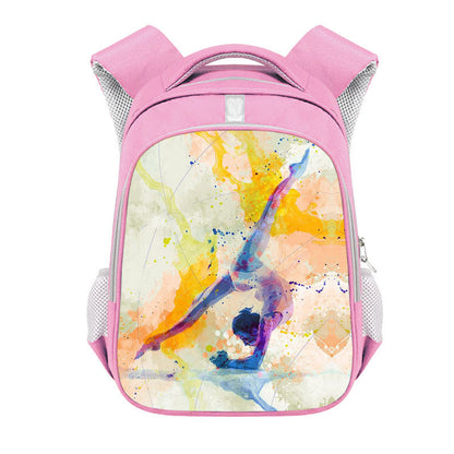 Lightweight Ballet children's school bag with pink ballet design and adjustable shoulder straps
