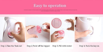 My Store humidifying steaming machine with compact design for home use