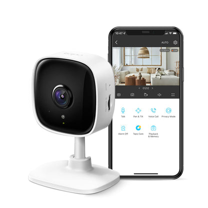 TP-Link Tapo 2K Indoor Watchdog Camera with Motion Alerts and Night Vision