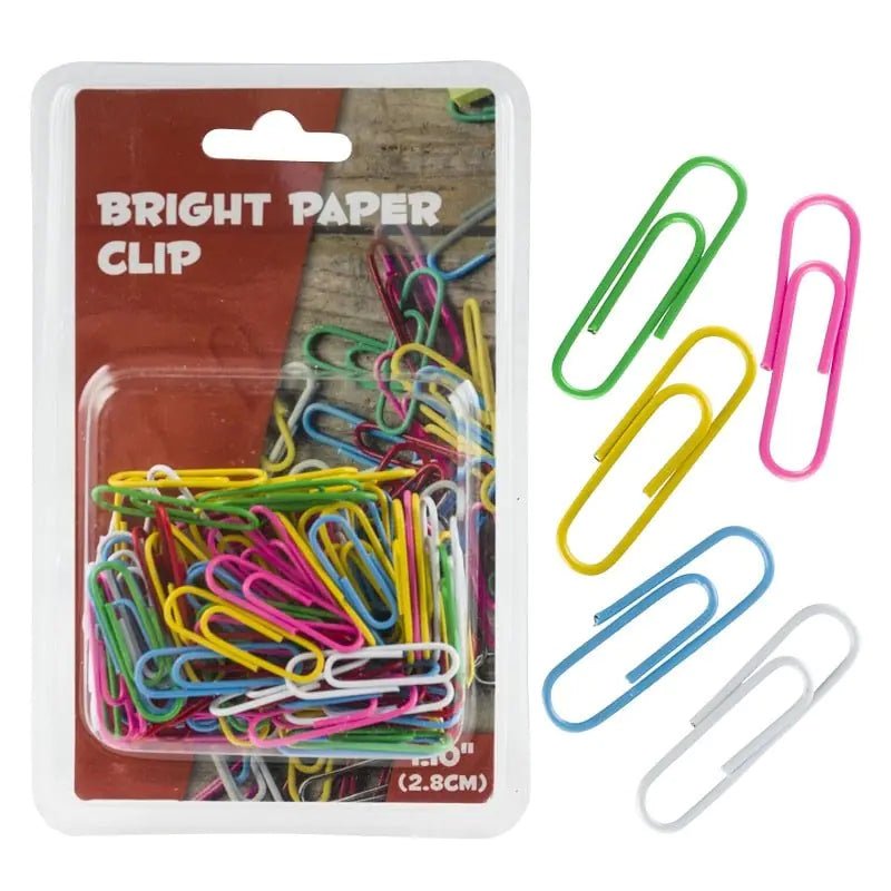 82pc Color Paper Clips - BACKUPMYFILESNOW