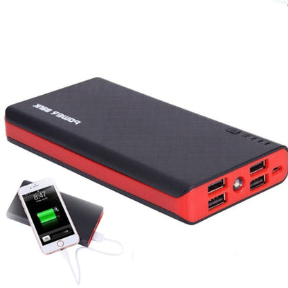 20000mAh mobile power bank for charging phones and tablets, compact portable design