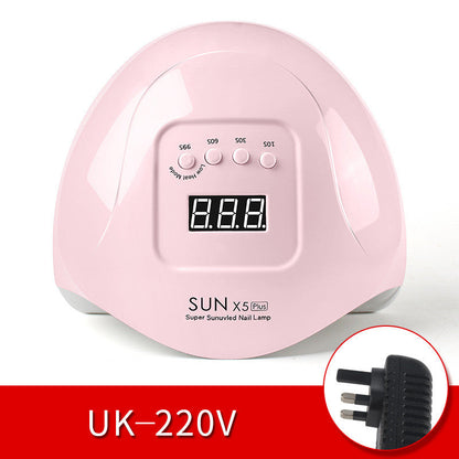 Quick Dry Nail Phototherapy Machine with compact white design and UV LED nail-curing interior
