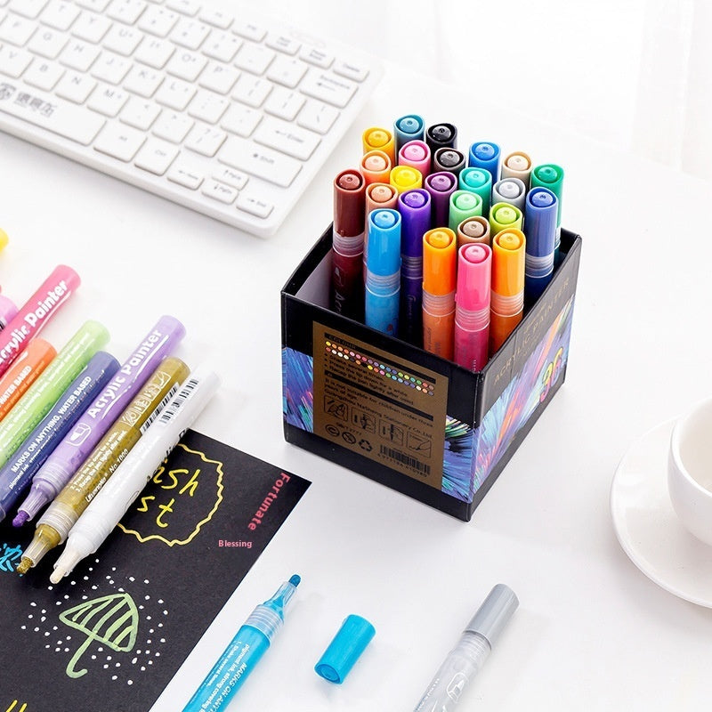 48-color painting DIY ceramic graffiti water-based marker package with assorted marker colors
