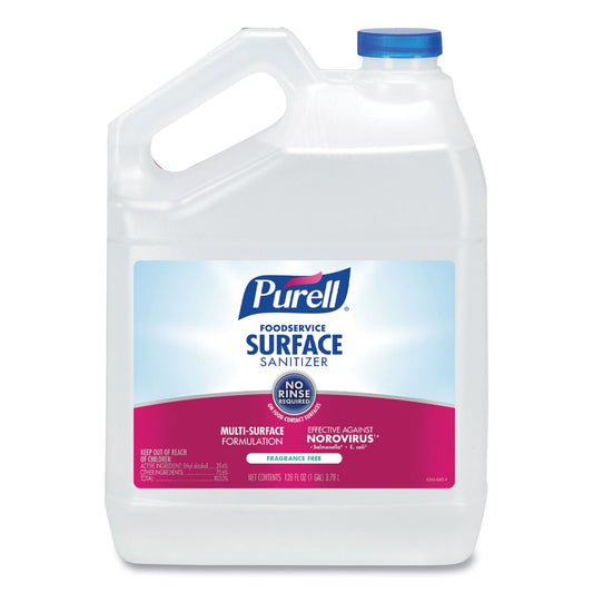 PURELL Foodservice Surface Sanitizer, Fragrance Free, 1 gal Bottle