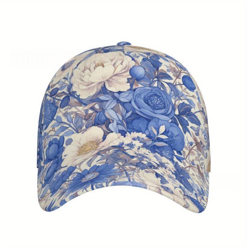 Creative 3D digital-print baseball cap with colorful water-themed design by My Store