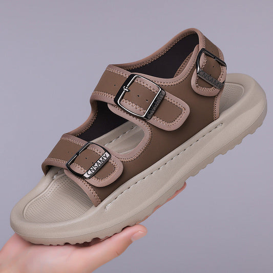 Lightweight trendy casual handmade sandals with foam sole and non-slip design
