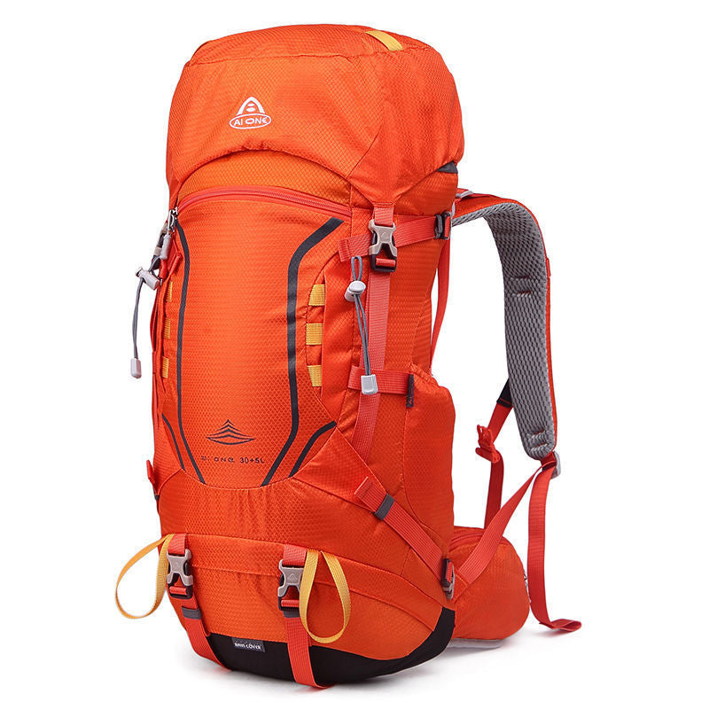 Large capacity shoulder bag hiking backpack in a practical outdoor design
