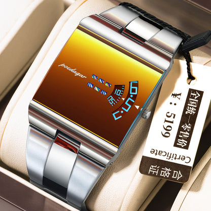 Ultra-thin trendy waterproof quartz watch by My Store with a sleek, minimalist design
