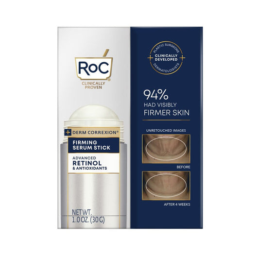 Roc Derm Correxion Firming skin care product in 1oz jar, featuring smooth, revitalizing cream with brand packaging visible.