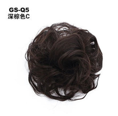 Hair ring accessory by My Store, metallic circular design for styling and securing hair