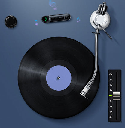 My Store car Bluetooth receiver with compact wireless audio adapter design