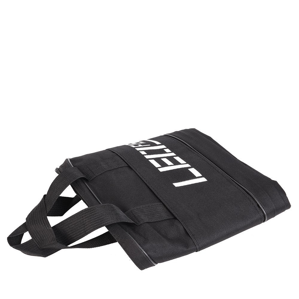 Foldable pot belly fishing rod bag, portable fishing gear storage case with structured design