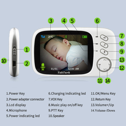 3.2-inch digital baby care device by My Store with a compact monitor display