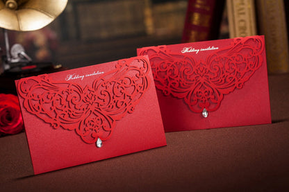 Personalized custom invitation, Type 7 design displayed on a white background