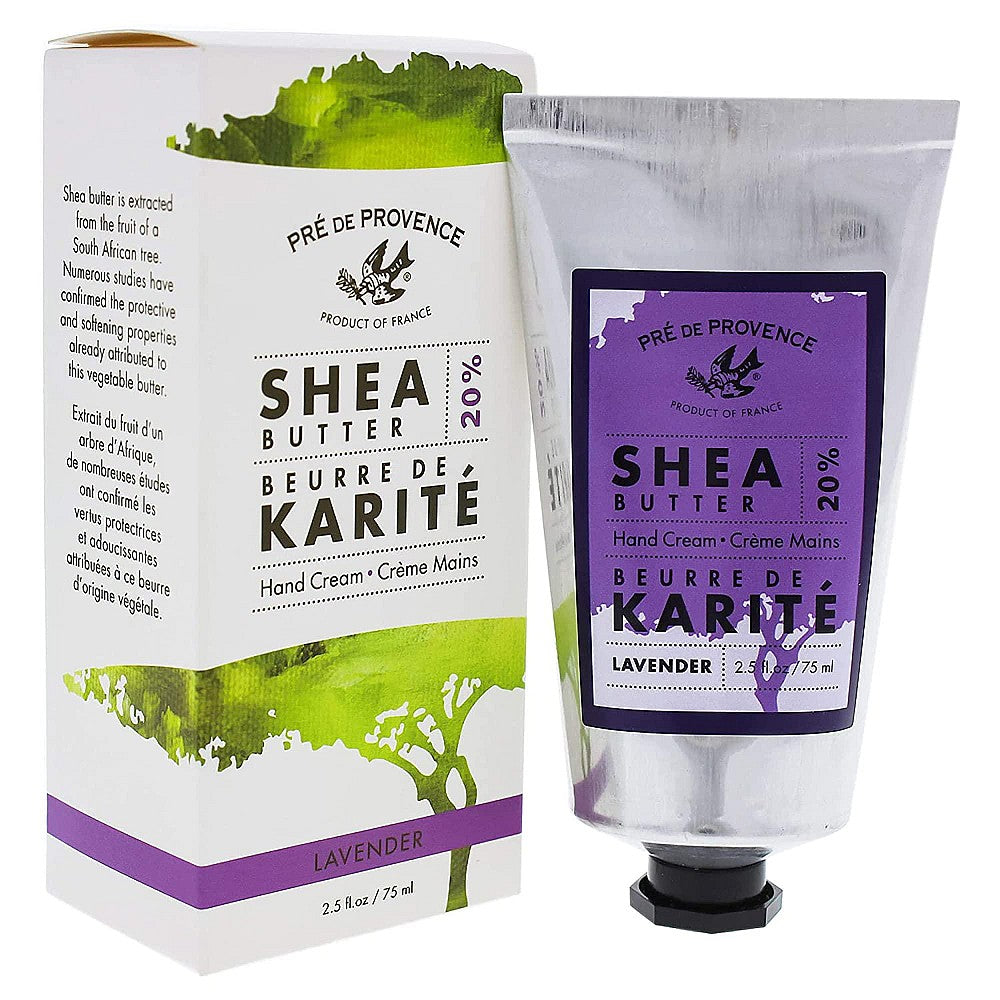 Pre de Provence Lavender 20% Shea Butter Dry Skin Hand Cream 75 Ml