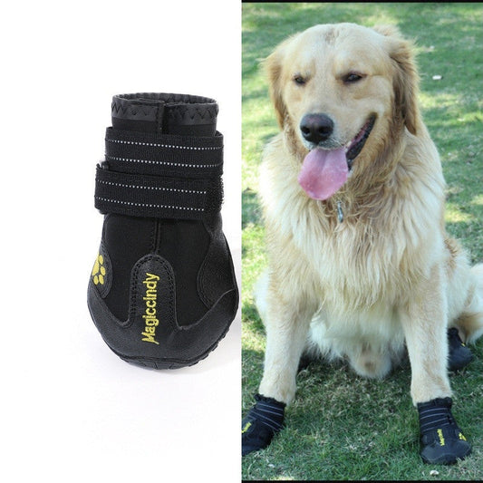 Waterproof Pet Dog Foot Cover dog boots for paw protection, shown as a set of protective footwear