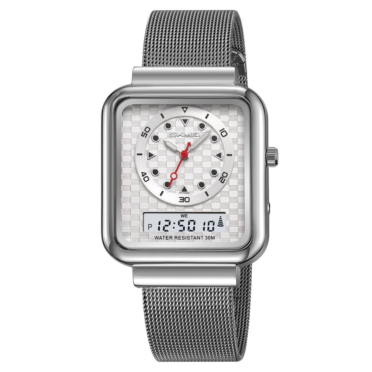 Multifunctional business men's electronic watch with a sleek digital display and durable wristband