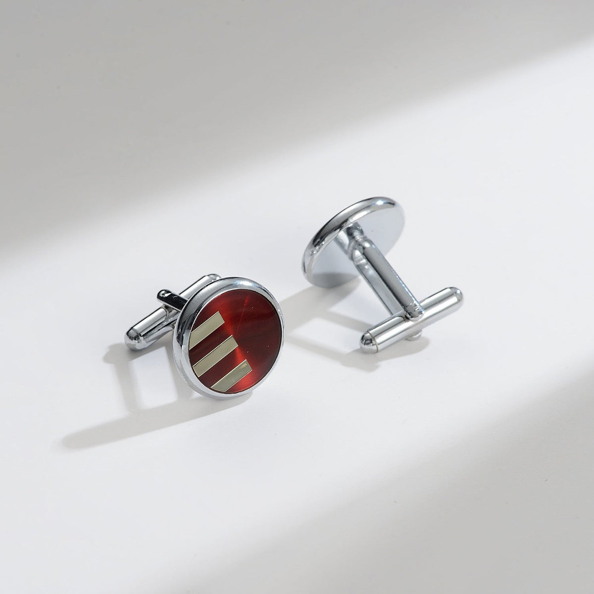 Daily Darcy New Retro Patch copper cufflinks with textured vintage-style design