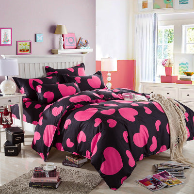 Three-piece bed set by My Store, showing bed frame with matching headboard and footboard