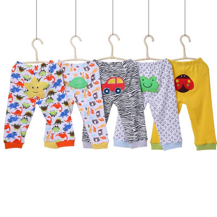 Cartoon print children's leggings 5-piece set in colorful designs by My Store