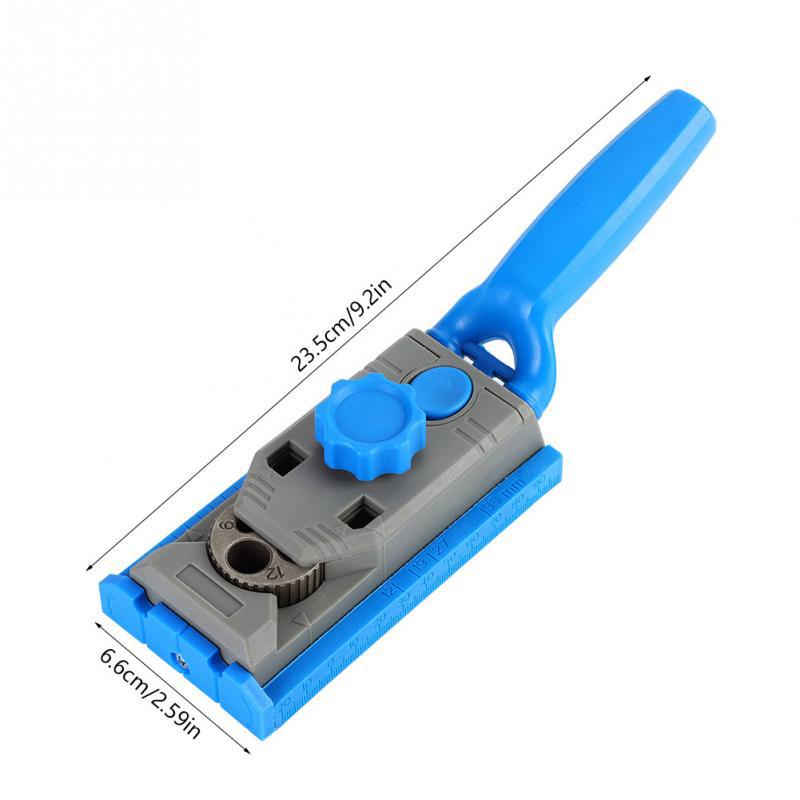 Woodworking inclined hole locator jig in a compact metal design by My Store