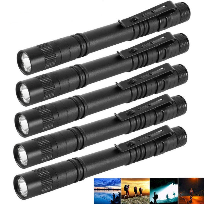 Aluminum LED flashlight by My Store with a durable metal body and bright LED beam