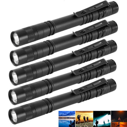 Aluminum LED flashlight by My Store with a durable metal body and bright LED beam