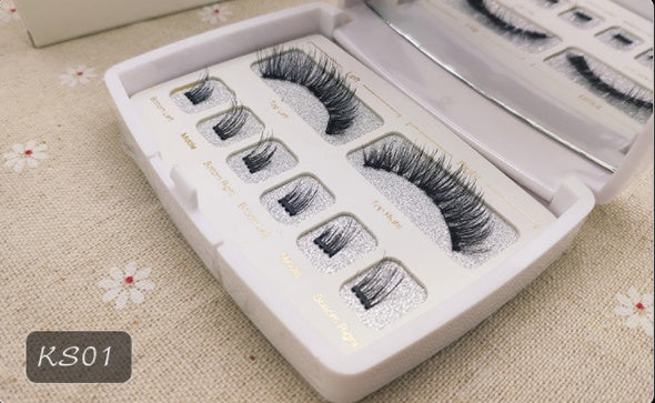 Magnetic eyelashes by My Store, reusable lash strip with natural-looking volume and lightweight design