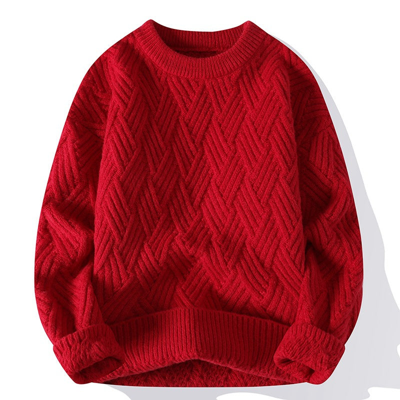 Men's thick autumn and winter sweater by My Store, warm knit design in a seasonal style