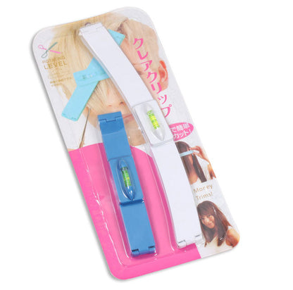 Bang trimmer ruler haircut splint tool for measuring and shaping bangs during haircuts