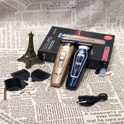 Electric hair clipper by My Store, black cordless trimmer with adjustable cutting blades