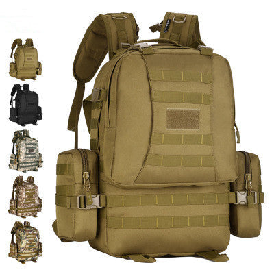 50L outdoor camping and travel backpack with large capacity luggage compartment and durable straps