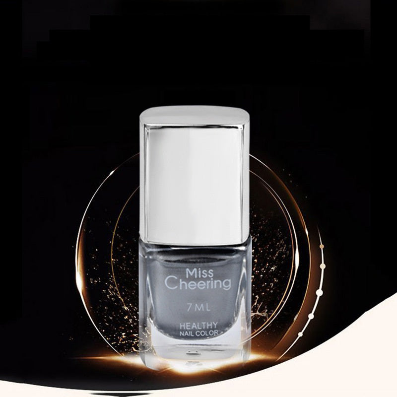 Mirror nail polish bottle by My Store with reflective metallic finish