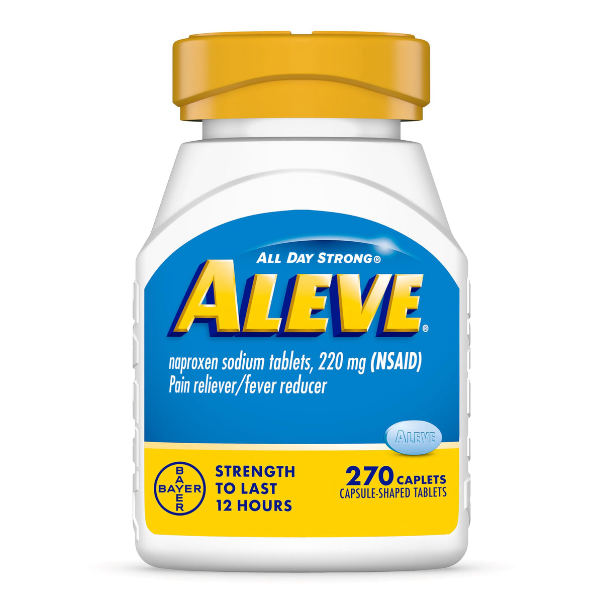 Aleve Naproxen Pain & Fever Reducer 270 Caplets