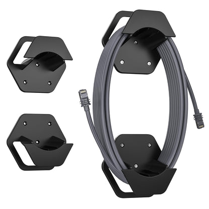 Starlink Ethernet Cable Caddy Starlink Mounting Kit ABS Stable Starlink Cable Management Accessories for Standard Actuated Starlink Cable Including Starlink Gen3 V3 Starlink Extension Cable Organizer