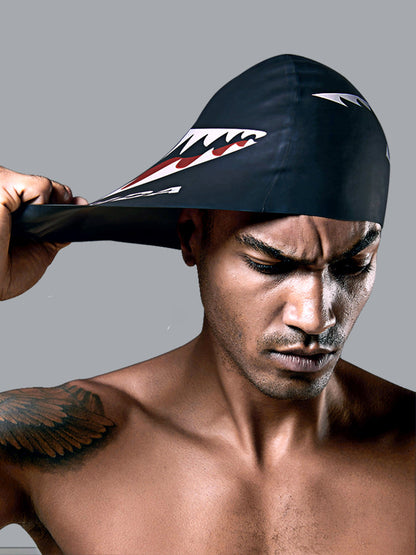 Silicone swimming cap by My Store in a smooth, flexible design