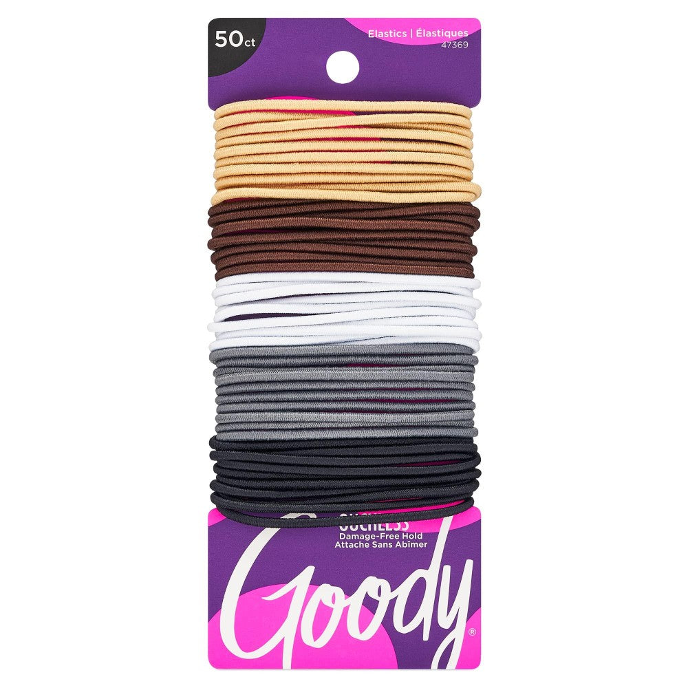 Goody Women Ouchless Neutral Elastics - 2mm - 50ct